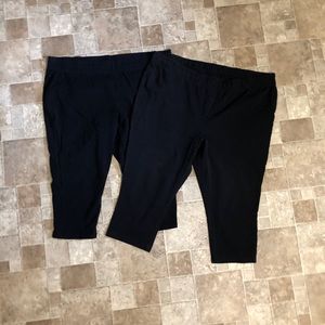Two Livi Active Capri leggings